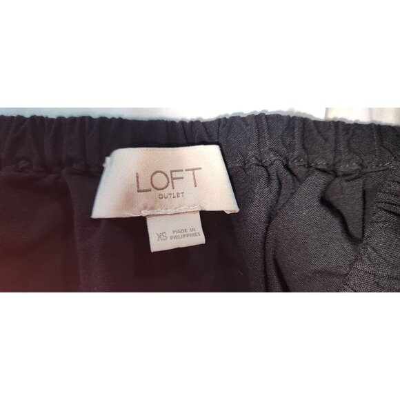 LOFT Outlet Black‎ Off-Shoulder Romper XS - Picture 3 of 5